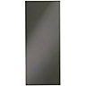 Cooke & Lewis Raffello High Gloss Anthracite Standard Cabinet door (W)300mm (H)715mm (T)18mm