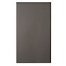 Cooke & Lewis Raffello High Gloss Anthracite Standard Cabinet door (W)450mm (H)715mm (T)18mm