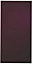 Cooke & Lewis Raffello High Gloss Aubergine Tall Cabinet door (W)450mm (H)895mm (T)18mm
