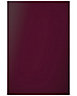 Cooke & Lewis Raffello High Gloss Aubergine Tall Cabinet door (W)600mm (H)895mm (T)18mm