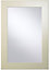Cooke & Lewis Raffello High Gloss Cream Glazed Cabinet door (W)500mm (H)715mm (T)18mm