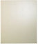 Cooke & Lewis Raffello High Gloss Cream Standard Cabinet door (W)600mm (H)715mm (T)18mm