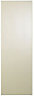 Cooke & Lewis Raffello High Gloss Cream Tall Cabinet door (W)300mm (H)895mm (T)18mm