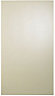Cooke & Lewis Raffello High Gloss Cream Tall Cabinet door (W)500mm (H)895mm (T)18mm