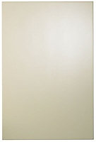Cooke & Lewis Raffello High Gloss Cream Tall Cabinet door (W)600mm (H)895mm (T)18mm