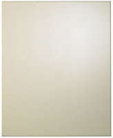 Cooke & Lewis Raffello High Gloss Cream Tall single oven housing Cabinet door (W)600mm (H)737mm (T)18mm