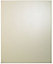 Cooke & Lewis Raffello High Gloss Cream Tall single oven housing Cabinet door (W)600mm