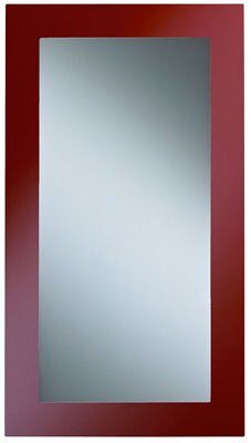 Cooke & Lewis Raffello High Gloss Red Gloss red Slab Glazed Tall Cabinet door (W)500mm (H)895mm (T)18mm