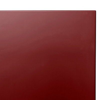 Cooke & Lewis Raffello High Gloss Red Gloss red Slab Tall Cabinet door (W)300mm (H)895mm (T)18mm