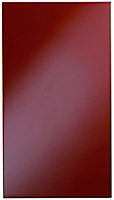 Cooke & Lewis Raffello High Gloss Red Standard Cabinet door (W)400mm (H)715mm (T)18mm