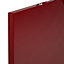 Cooke & Lewis Raffello High Gloss Red Standard Cabinet door (W)400mm (H)715mm (T)18mm