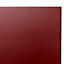 Cooke & Lewis Raffello High Gloss Red Tall Cabinet door (W)300mm (H)895mm (T)18mm