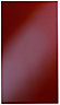 Cooke & Lewis Raffello High Gloss Red Tall Cabinet door (W)500mm (H)895mm (T)18mm