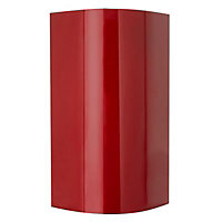 Cooke & Lewis Raffello High Gloss Red Wall external Cabinet door (H)715mm (T)18mm