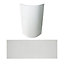 Cooke & Lewis Raffello High Gloss White Cabinet door kit, Pack of 1
