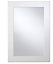 Cooke & Lewis Raffello High Gloss White Glazed Cabinet door (W)500mm (H)715mm (T)18mm