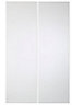 Cooke & Lewis Raffello High Gloss White Larder Cabinet door (W)300mm (H)1912mm (T)18mm, Set of 2