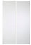 Cooke & Lewis Raffello High Gloss White Larder Cabinet door (W)300mm, Set of 2