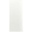 Cooke & Lewis Raffello High Gloss White Slab Tall Appliance & larder Clad on wall panel (H)940mm (W)405mm