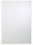 Cooke & Lewis Raffello High Gloss White Standard Cabinet door (W)500mm (H)715mm (T)18mm