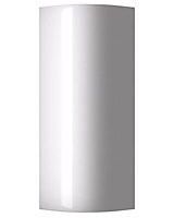 Cooke & Lewis Raffello High Gloss White Tall wall Cabinet door (H)895mm (T)18mm