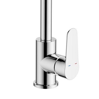Cooke & Lewis Raneh Chrome effect Kitchen Side lever Tap