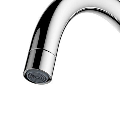 Cooke & Lewis Raneh Chrome effect Kitchen Side lever Tap