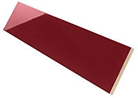 Cooke & Lewis Red Straight Plinths, (L)3050mm