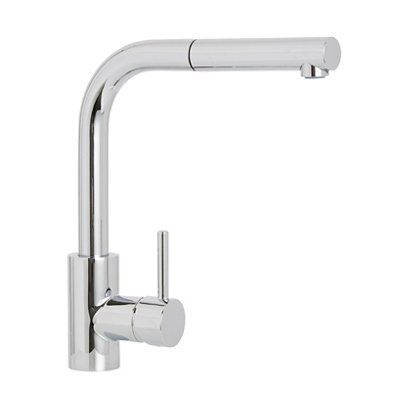 Cooke & Lewis Rinka Chrome effect Kitchen Monobloc Tap