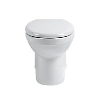 Cooke & Lewis Romeo Back to wall Toilet with Soft close seat