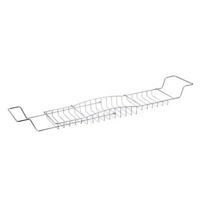 Cooke & Lewis Salvia Chrome effect Steel Extendable bath cradle (W)62.6cm