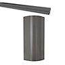 Cooke & Lewis Santini Gloss Anthracite Slab External tall curved door & wall post