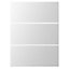 Cooke & Lewis Santini Gloss White 3 drawer Base unit (W)300mm (H)852mm