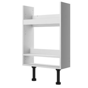 Cooke & Lewis Santini Gloss White Cabinet (H) 852mm (W) 500mm