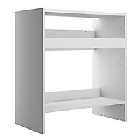 Cooke & Lewis Santini Gloss White Cabinet (H) 852mm (W) 600mm