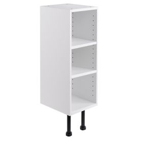 Cooke & Lewis Santini Gloss White Curved Base Cabinet (W)160mm (H)852mm