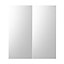 Cooke & Lewis Santini Gloss White Curved Base Cabinet (W)600mm (H)852mm