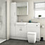 Cooke & Lewis Santini Gloss White Vanity & toilet unit