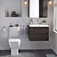 Cooke & Lewis Santoro Contemporary Close-coupled Toilet with Soft close seat