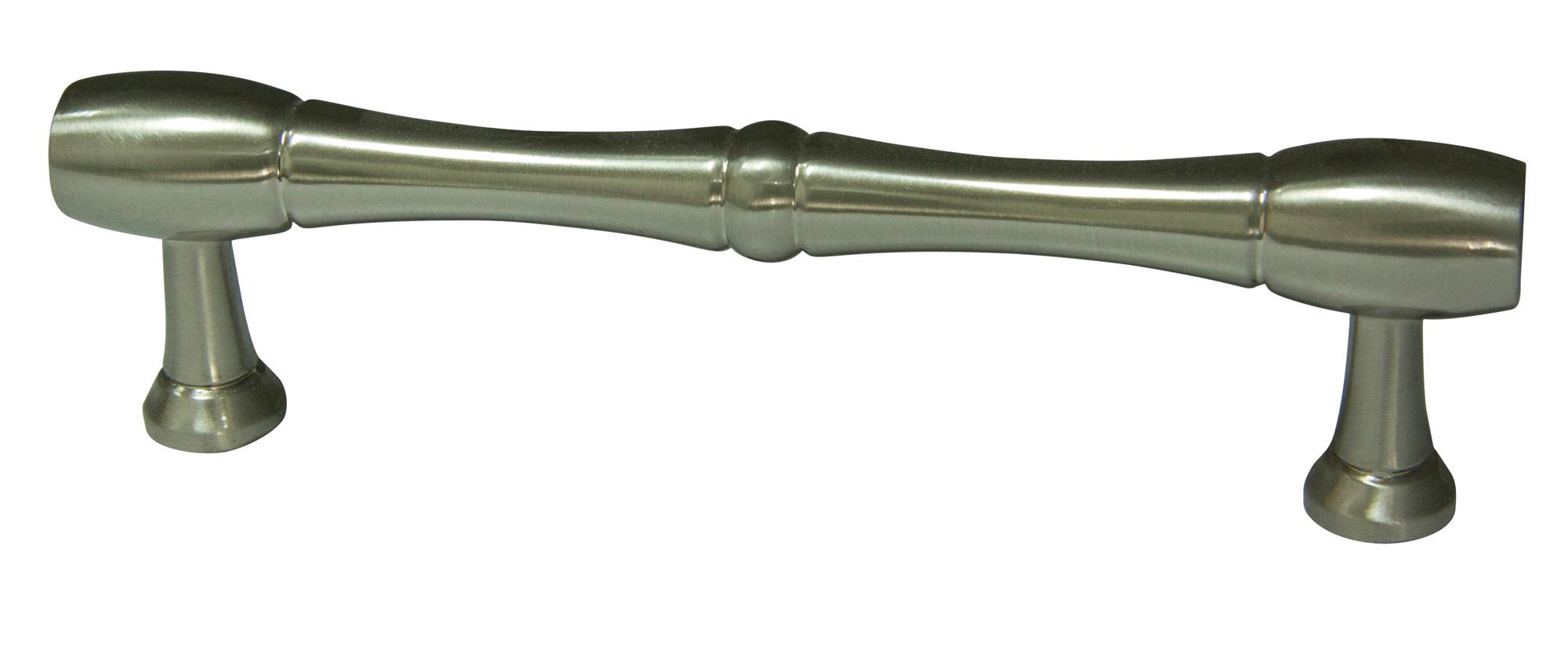 Cooke & Lewis Satin Nickel effect Cabinet Pull handle, Pack of 1