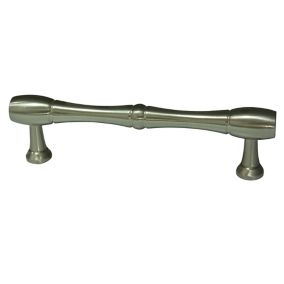 Cooke & Lewis Satin Nickel effect Cabinet Pull handle, Pack of 1
