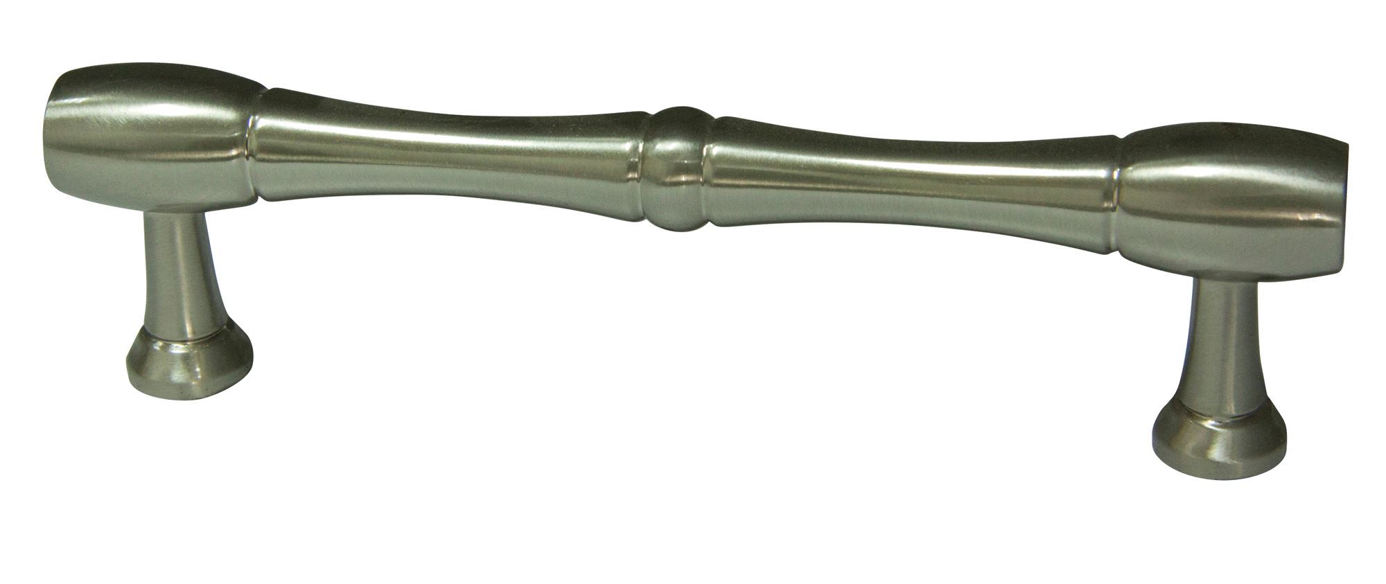 Cooke & Lewis Satin Nickel effect Cabinet T-shaped Pull handle, Pack of 1