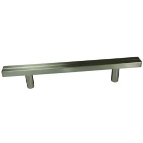 Cooke & Lewis Satin Nickel effect Zinc alloy Straight Gate Pull handle