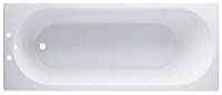 Cooke & Lewis Shaftesbury Acrylic Rectangular White Straight 0 tap hole Bath (L)1700mm (W)700mm