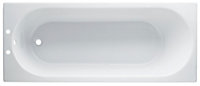 Cooke & Lewis Shaftesbury White Acrylic Rectangular Straight Bath (L)1500mm (W)700mm