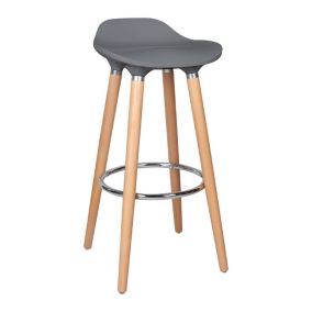 Cooke & Lewis Shira Anthracite Bar stool