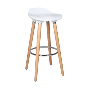 Cooke & Lewis Shira White Bar stool