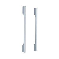 Cooke & Lewis Silver Chrome effect Bar Cabinet Handle, Pack of 2