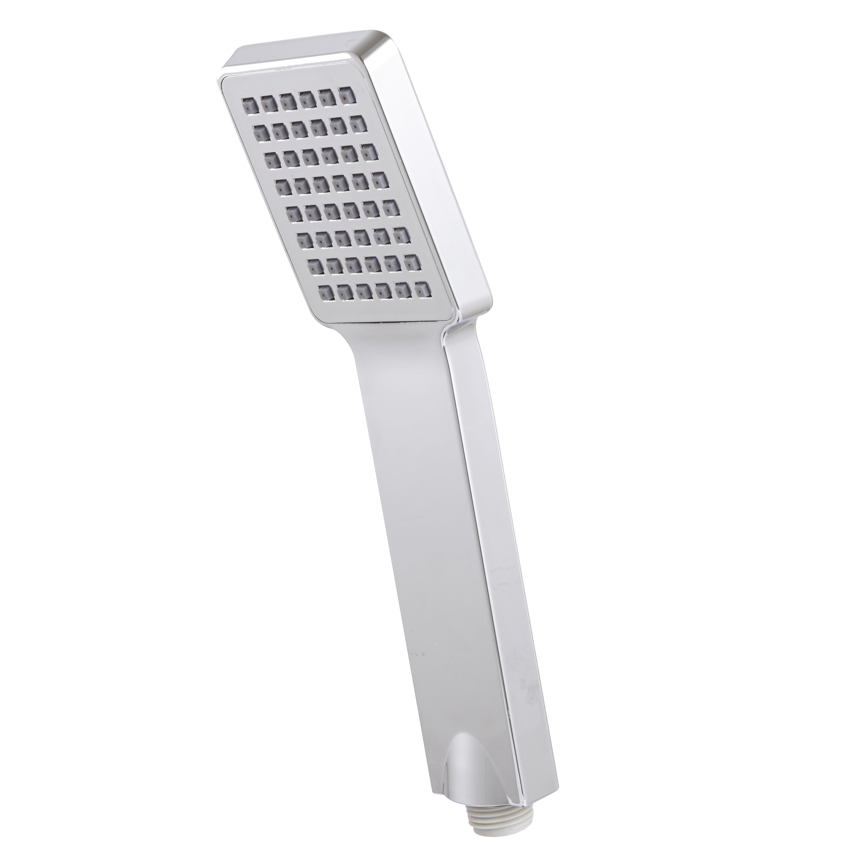 Cooke & Lewis Singlespray pattern Chrome effect Shower head DIY at B&Q