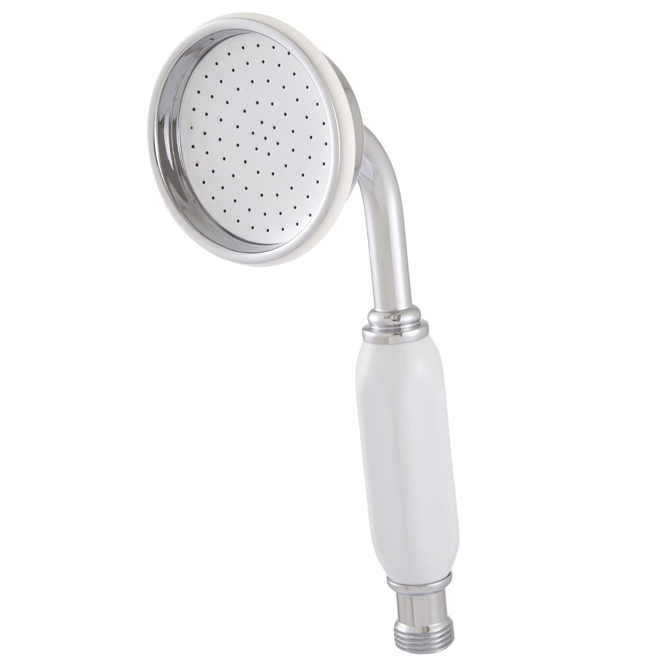 Cooke & Lewis Singlespray pattern Chrome effect Shower head DIY at B&Q